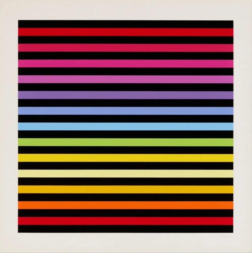 丝网印刷 Agam - Solfège, Transformation, Fusion