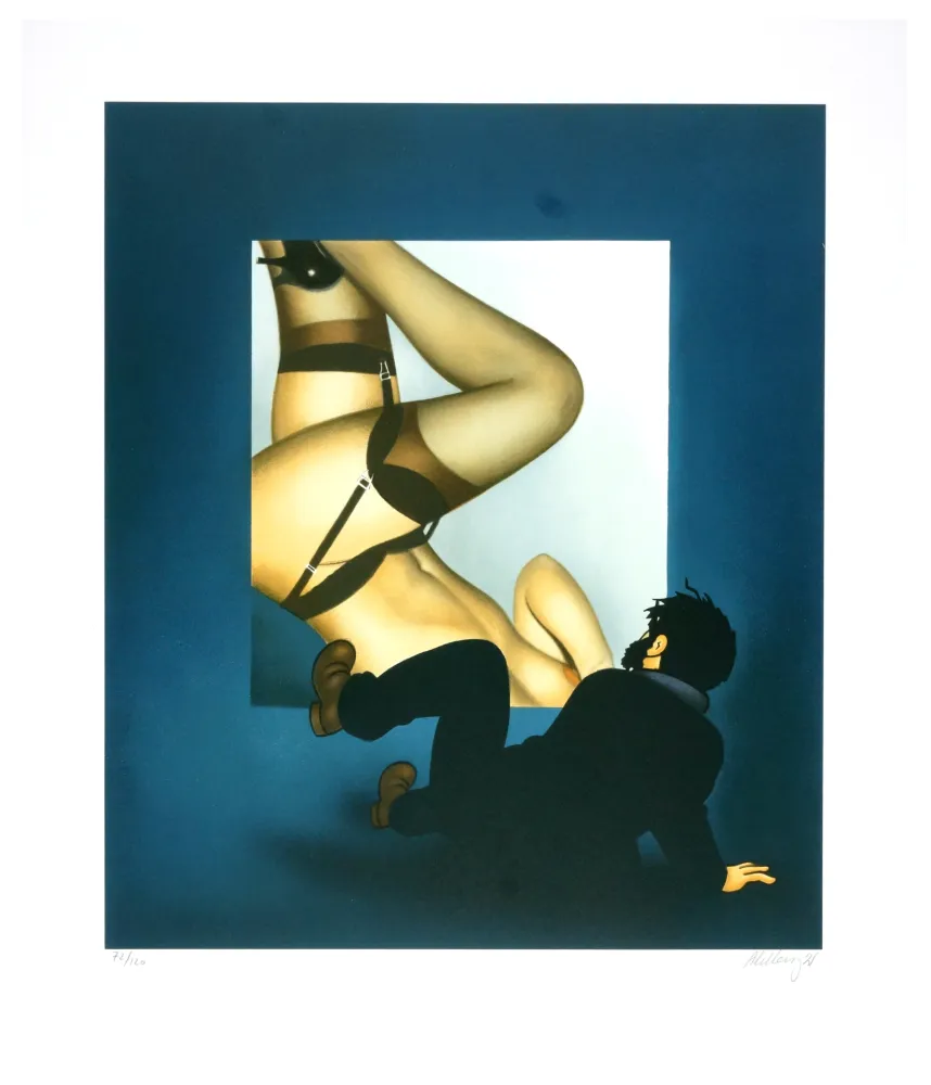 石版画 Ahlberg - The Fall