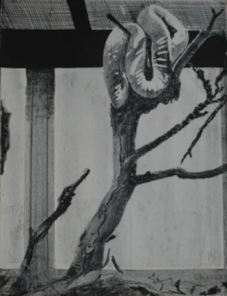 石版画 Aillaud - Serpent