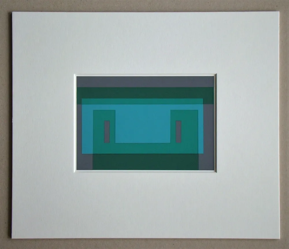 丝网印刷 Albers - Chalk Green Façade