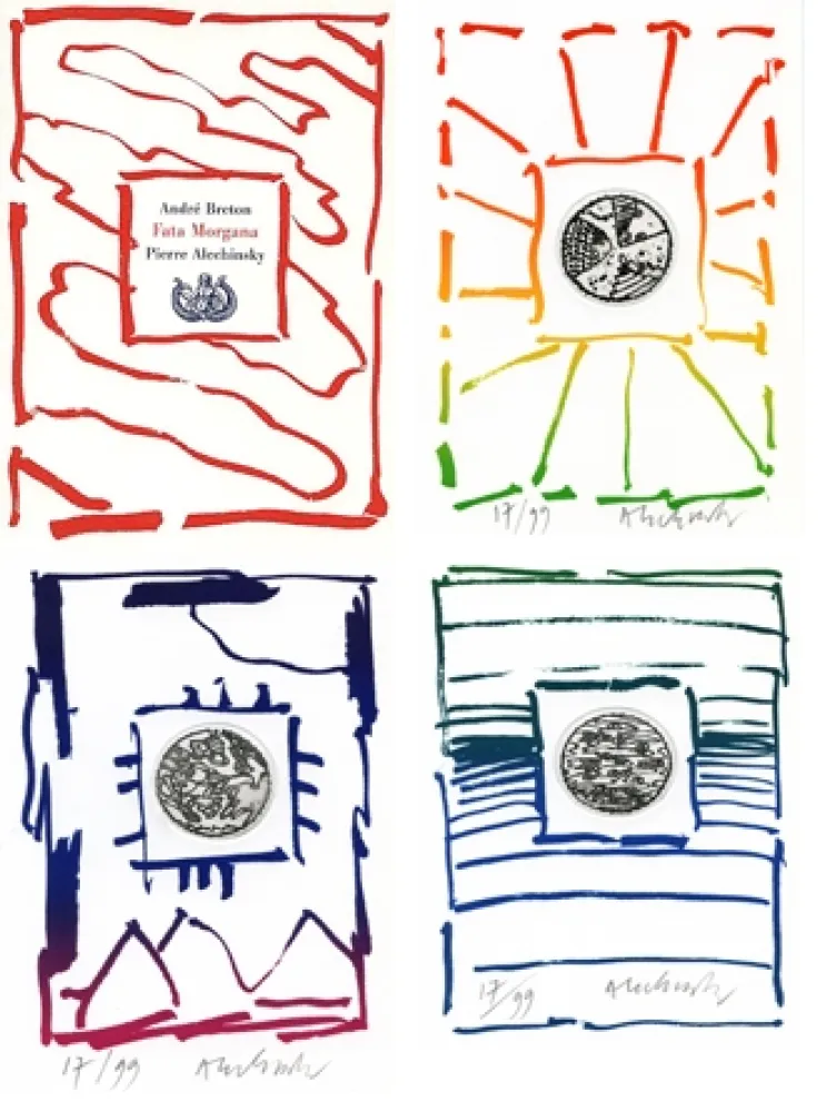 版画 Alechinsky - André Breton/Pierre Alechinsky