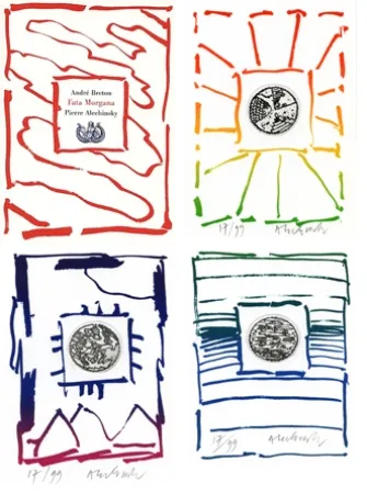 版画 Alechinsky - André Breton/Pierre Alechinsky