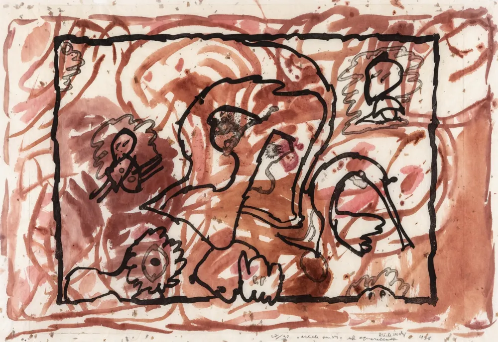 飞尘腐蚀法 Alechinsky - Articles suivis sur aquarellade