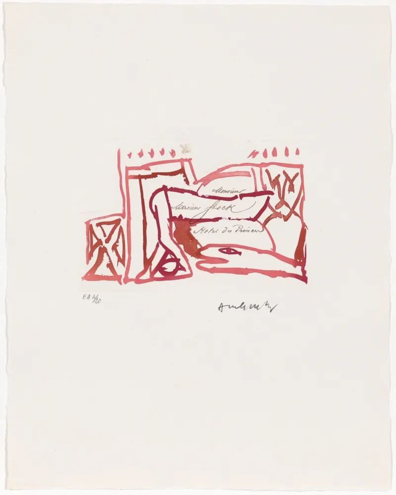 蚀刻版画 Alechinsky - Carta Canta 06