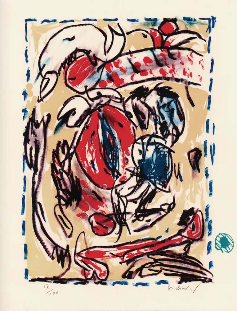 石版画 Alechinsky - Cerclitude