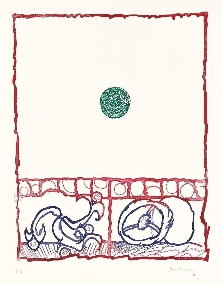 版画 Alechinsky - Dévidoirs