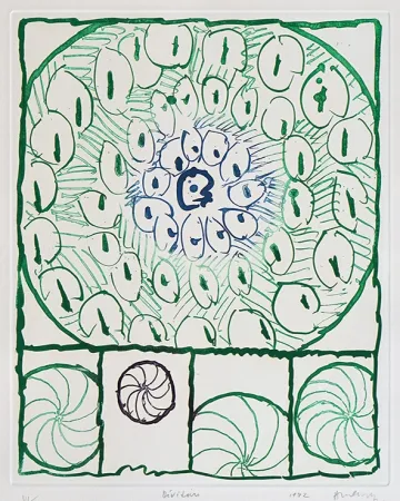 蚀刻版画 Alechinsky - Dévidoirs