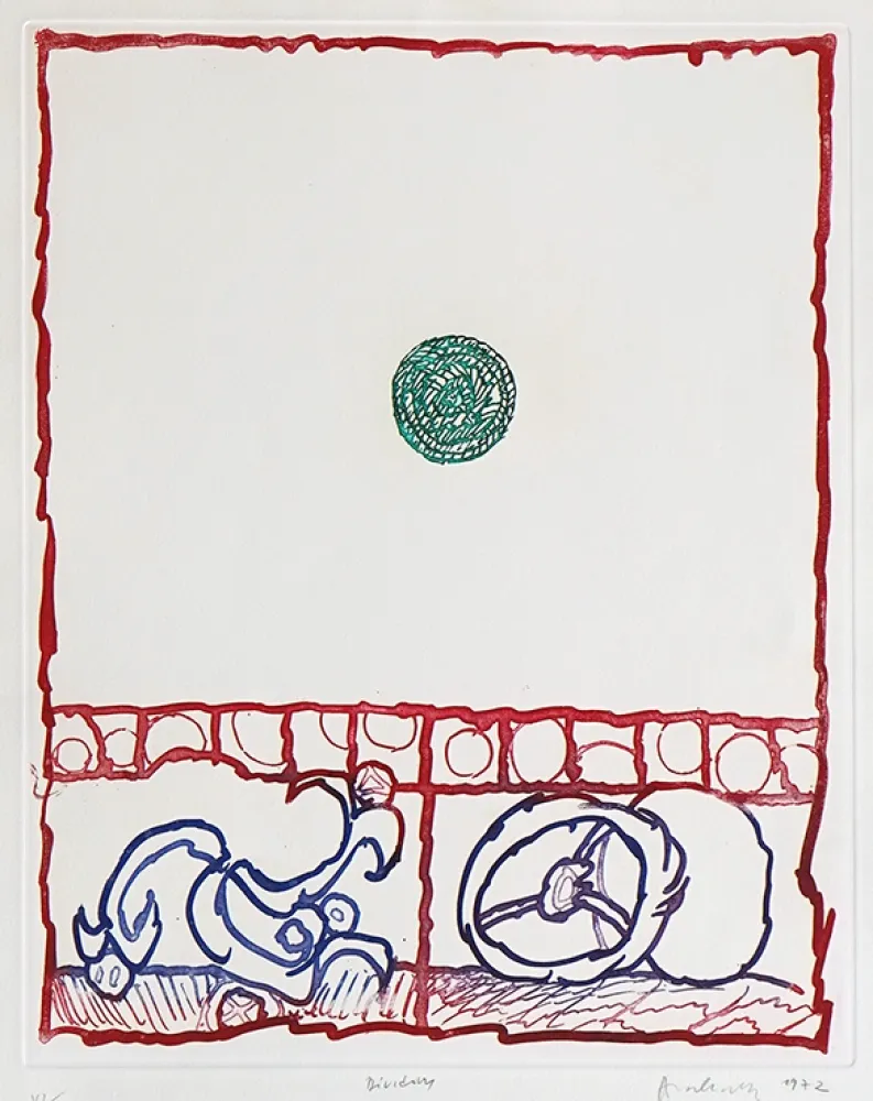 蚀刻版画 Alechinsky - Dévidoirs