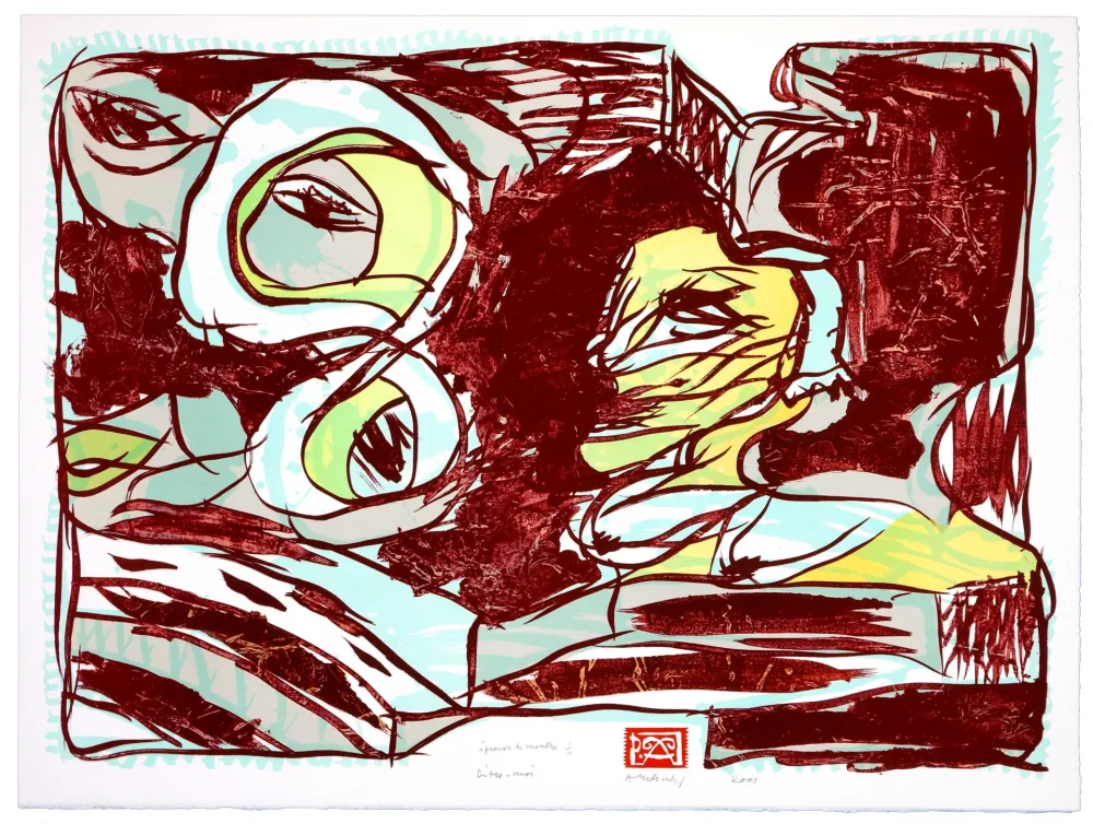 石版画 Alechinsky - Dites moi