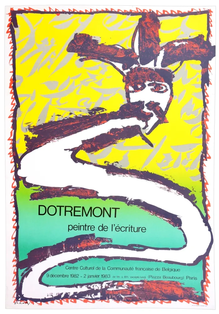 石版画 Alechinsky - Dotremont peintre de l'écriture