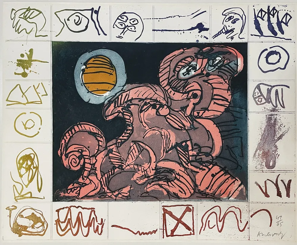 蚀刻飞尘法 Alechinsky - Droit de regard