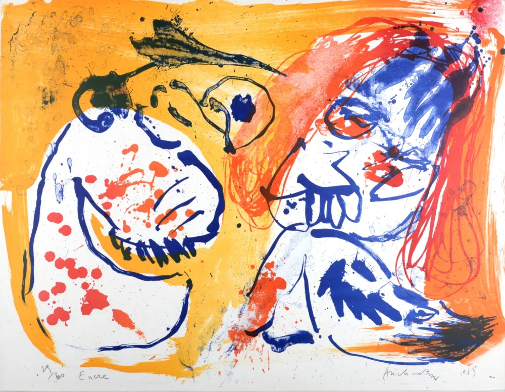 石版画 Alechinsky - Encre, 1963 - Hand-signed