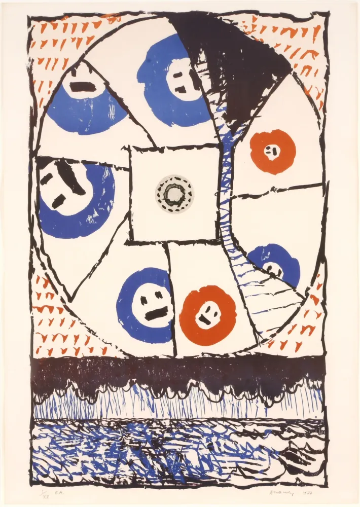 石版画 Alechinsky - Fenêtre 02