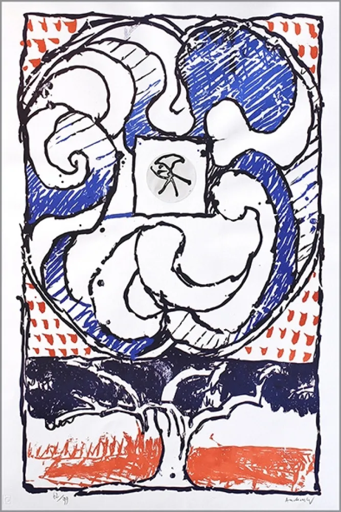 石版画 Alechinsky - Fenêtre