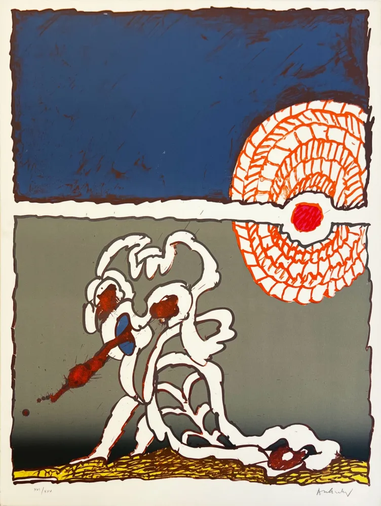 石版画 Alechinsky - Gnome et Gnose