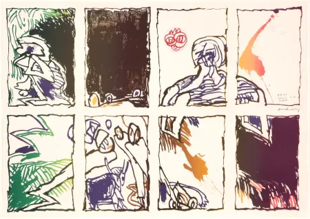 蚀刻版画 Alechinsky - In Octavio