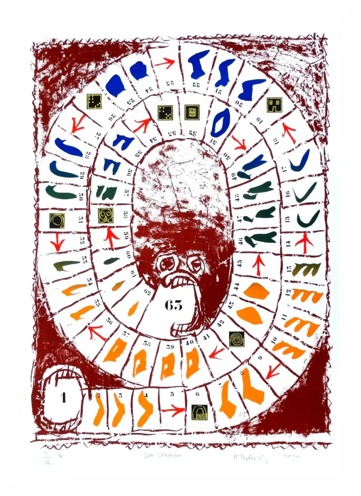 石版画 Alechinsky - Jeu classique