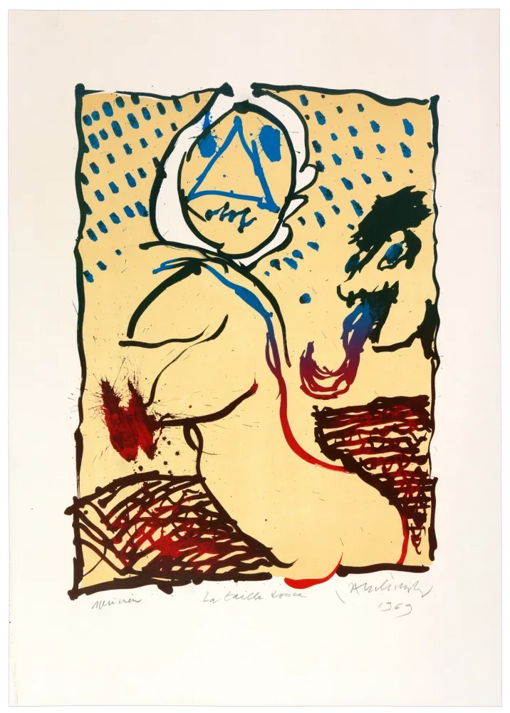 石版画 Alechinsky - La taille-douce