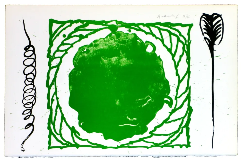 石版画 Alechinsky - Le rêve de l'ammonite 11