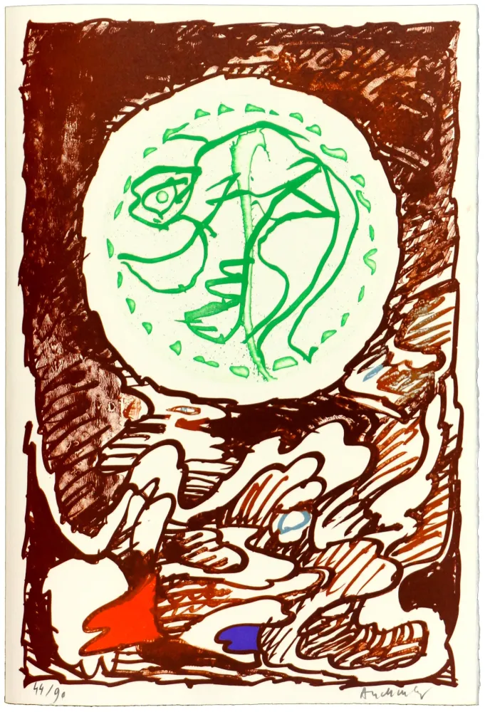 版画 Alechinsky - L'excédante 3