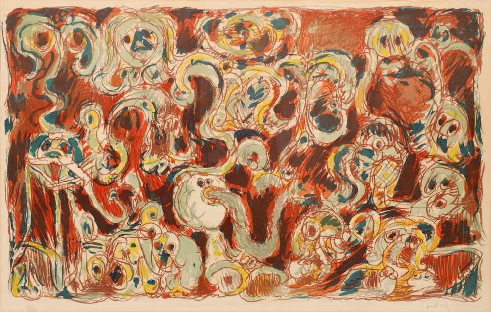 石版画 Alechinsky - L'inconditionnement humain