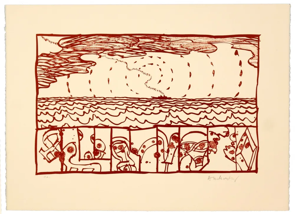 石版画 Alechinsky - Novotel I