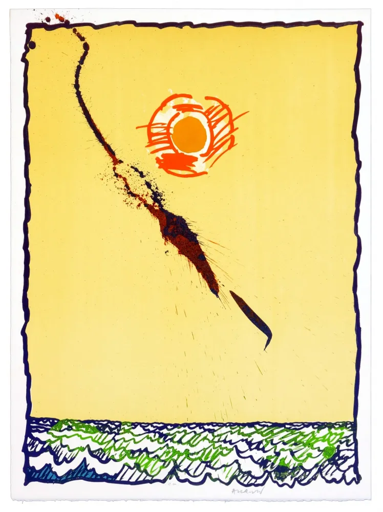 石版画 Alechinsky - Objets Volants