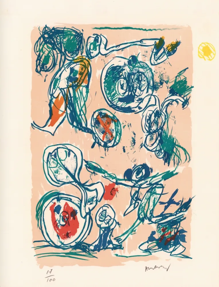 石版画 Alechinsky - Ordre dispersé