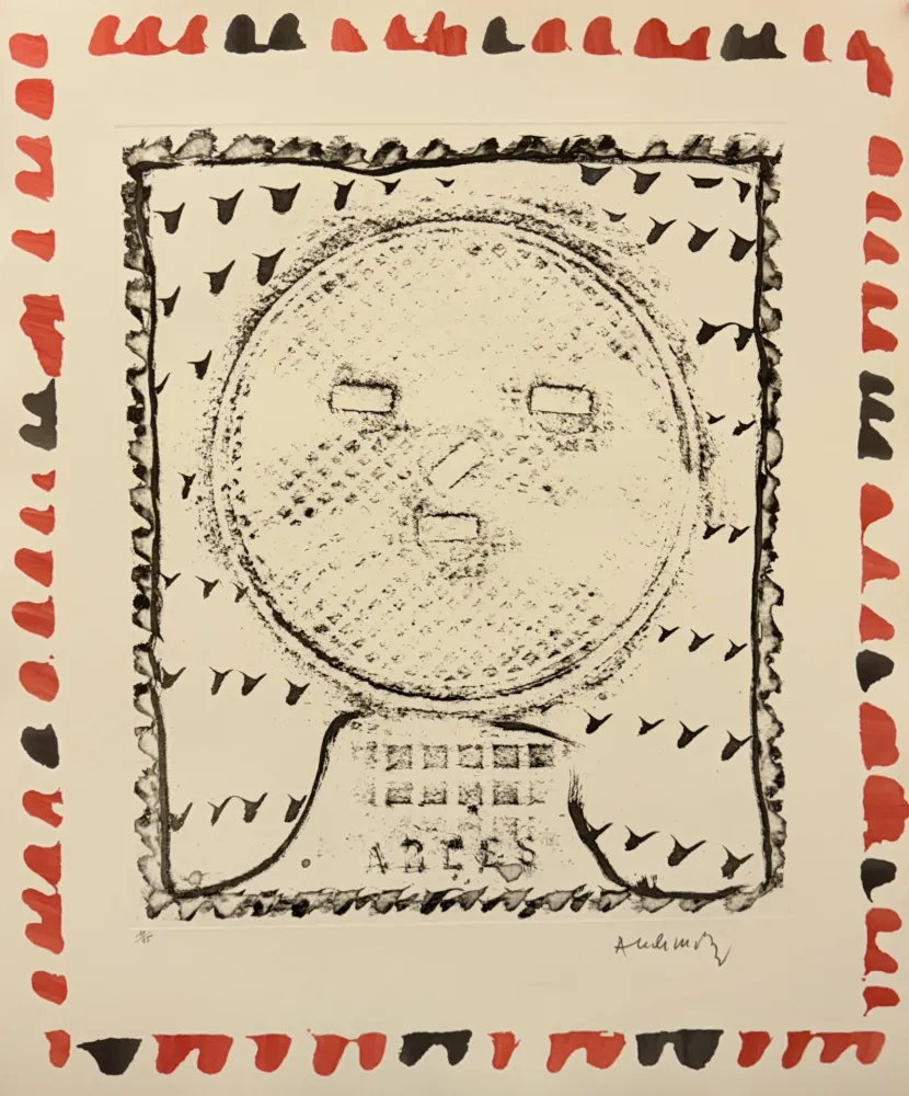 蚀刻版画 Alechinsky - Pièces du mobilier urbain