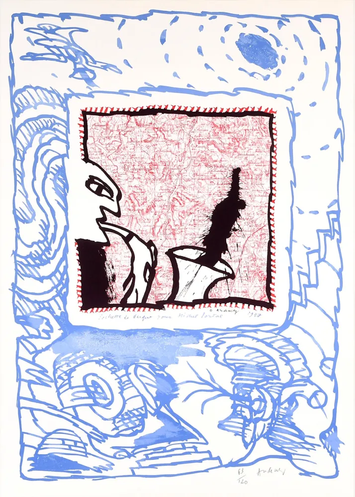 石版画 Alechinsky - Pochette de disque