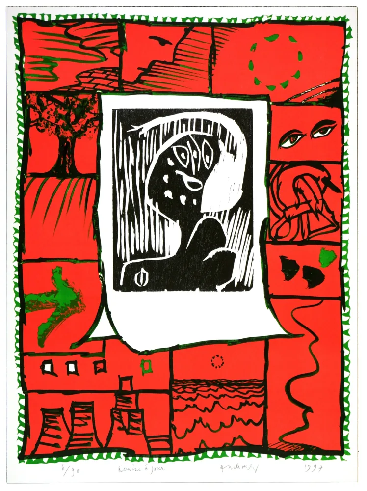 石版画 Alechinsky - Remise à jour