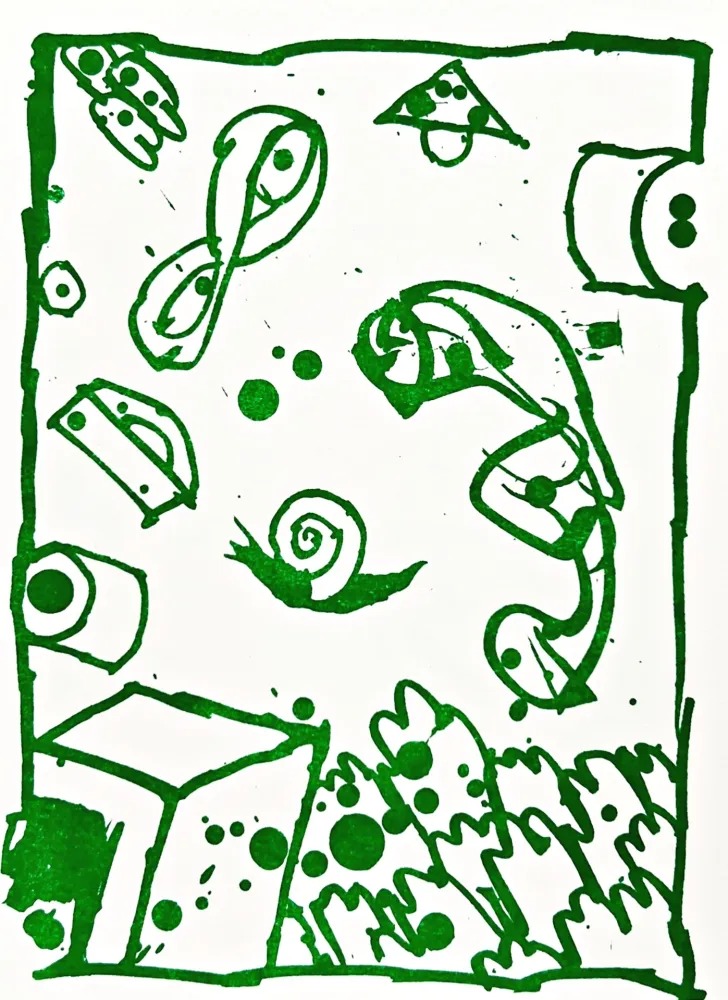 石版画 Alechinsky - Résumé