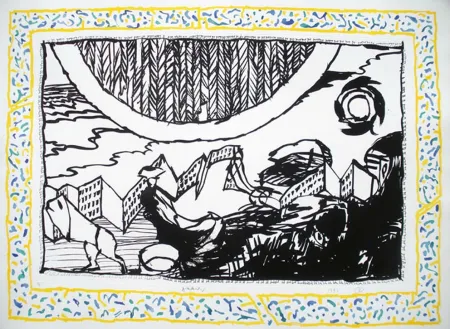 版画 Alechinsky - Sans L'Ecorce D