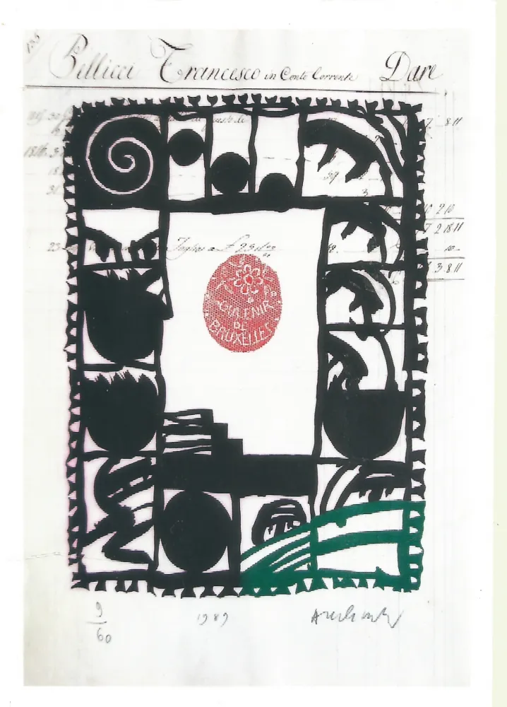 版画 Alechinsky - Souvenir de Bruxelles