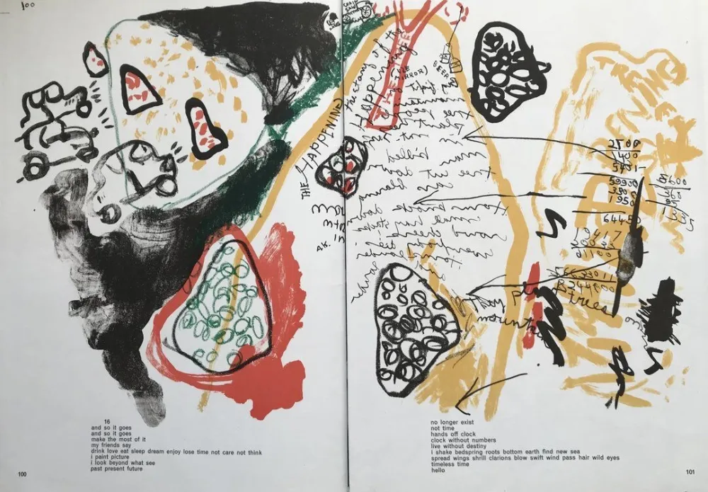 石版画 Alechinsky - The Happening (One Cent Life)