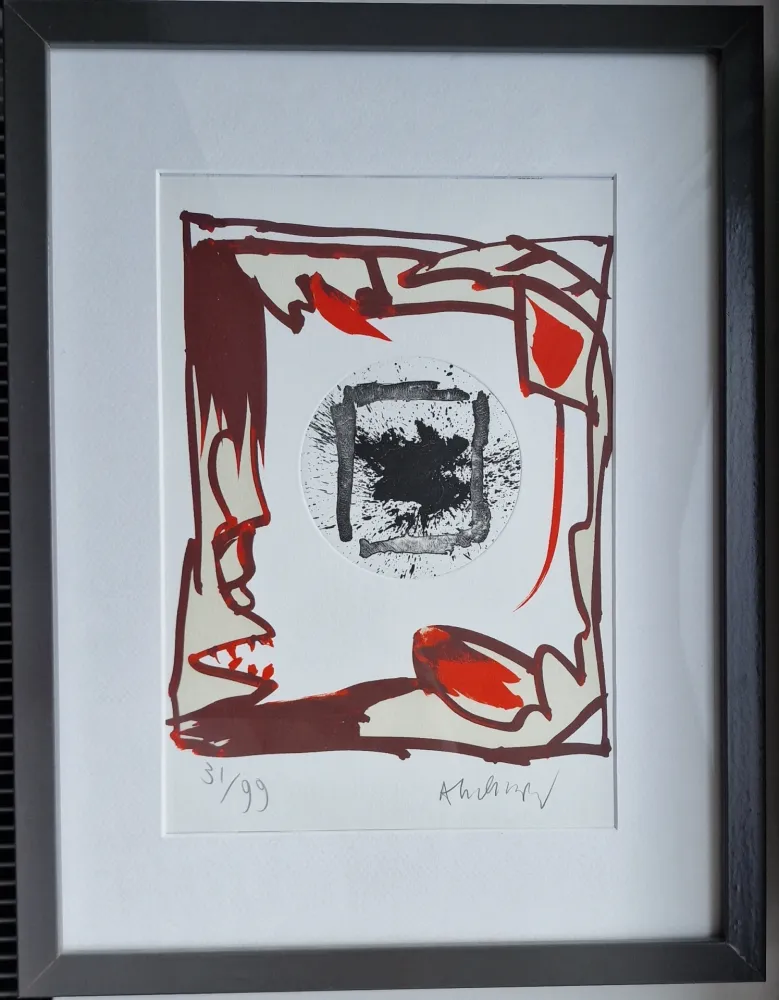 版画 Alechinsky - Tiens !