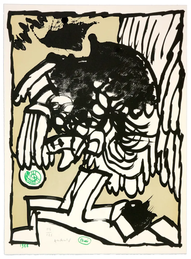 石版画 Alechinsky - Trois