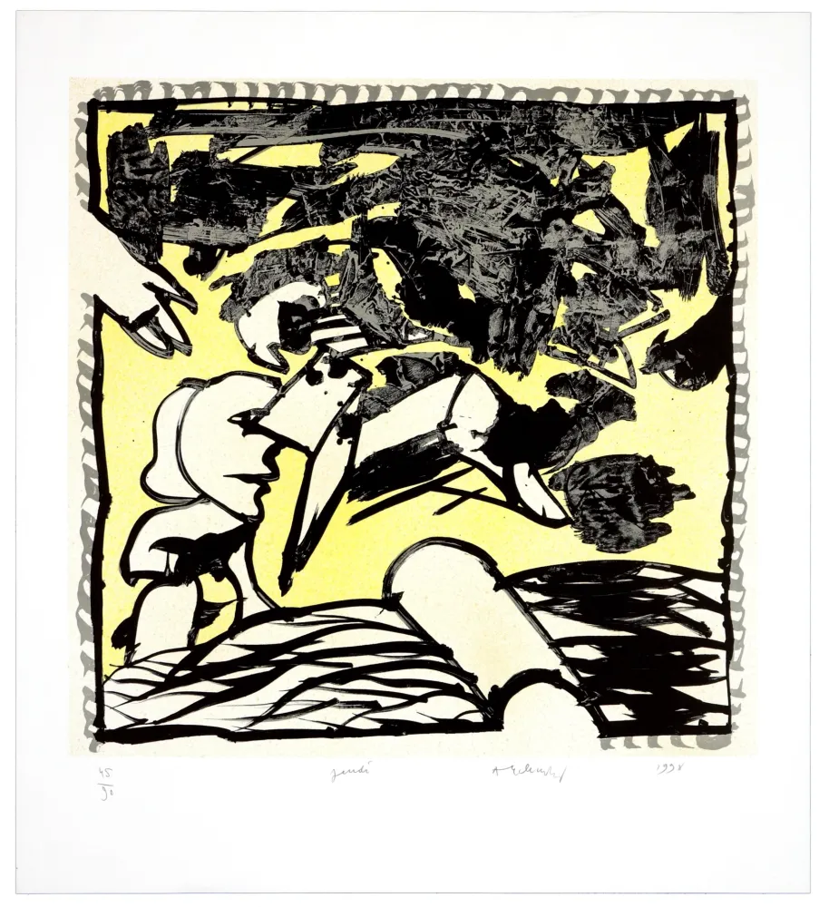 石版画 Alechinsky - Une bonne semaine/Jeudi