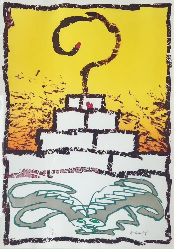 石版画 Alechinsky - Ziggourat III