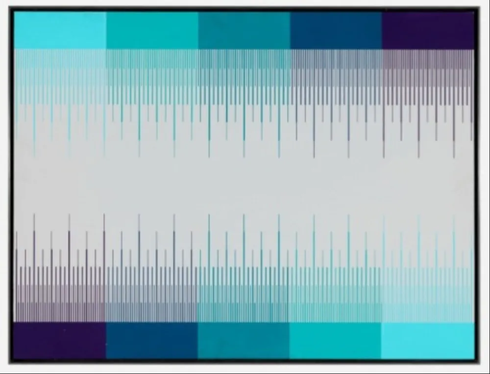 复数作品 Anuszkiewicz - Soft Gray