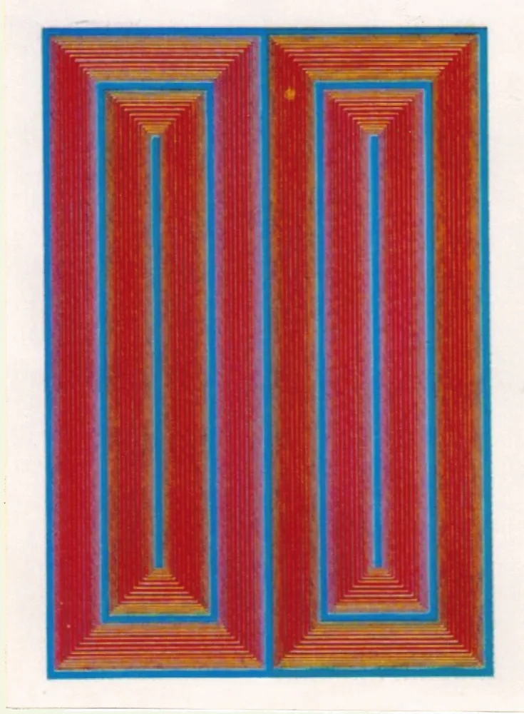 丝网印刷 Anuszkiewicz - Untiltled