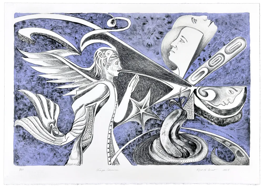 石版画 Arceo - Chispa Cosmica