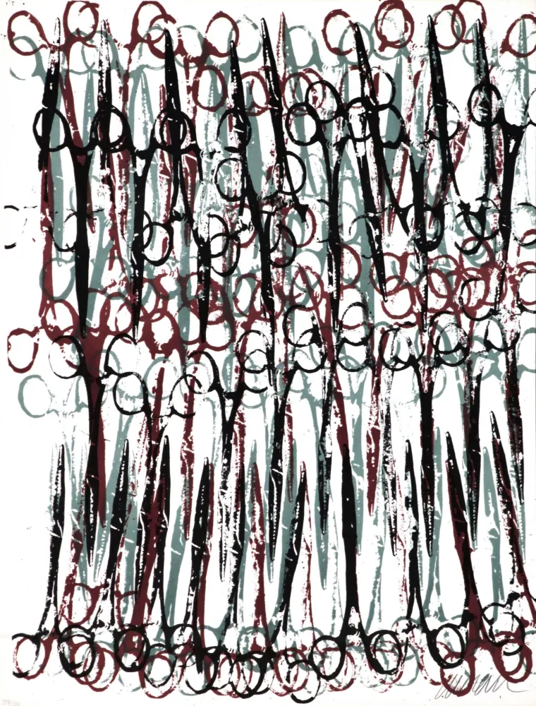 石版画 Arman - Gothic