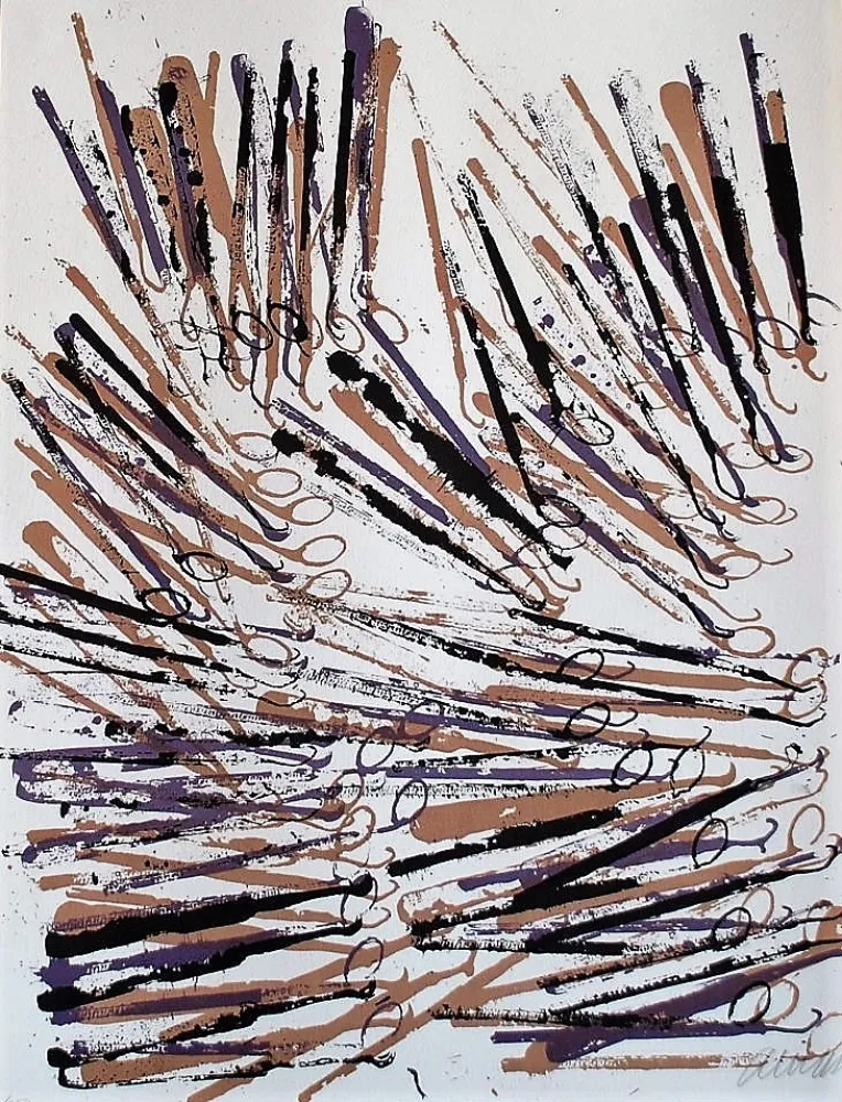 石版画 Arman - Gums Galore