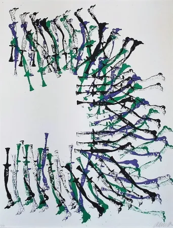 石版画 Arman - Imenoteeth