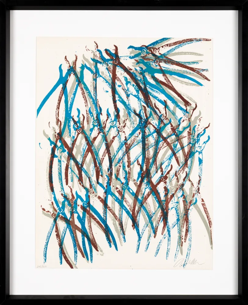 石版画 Arman - Jaws