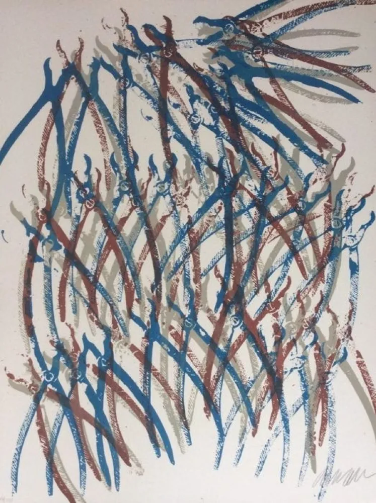 石版画 Arman - JAWS