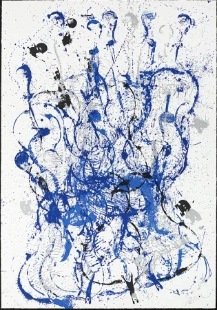 丝网印刷 Arman - Melody for Strings IV