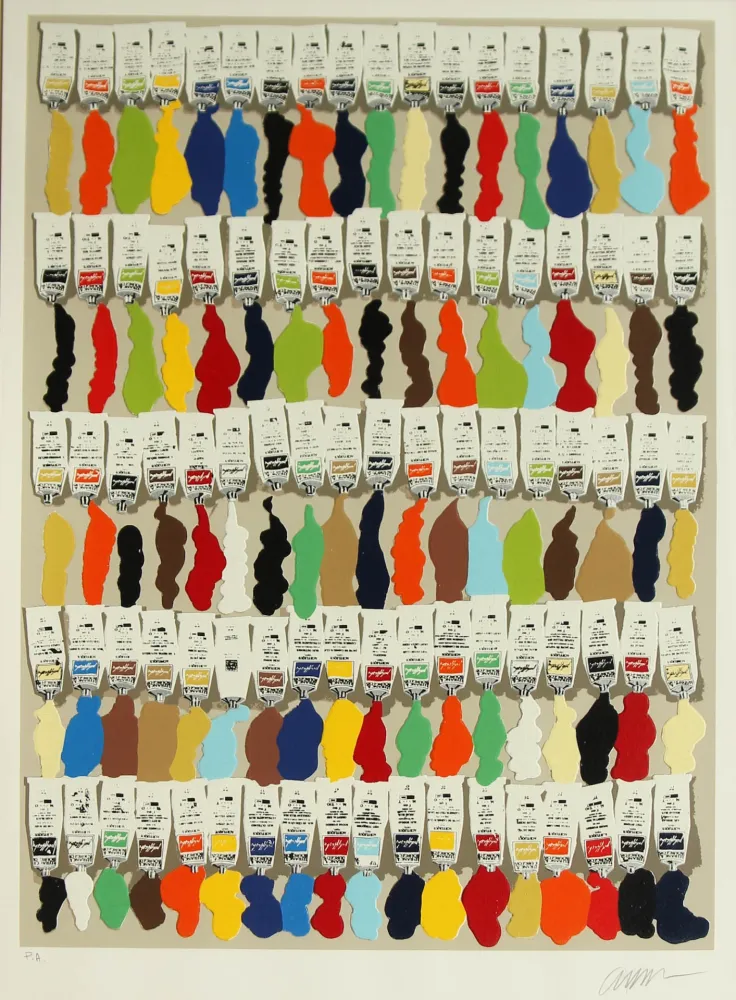 丝网印刷 Arman - SENZA TITOLO