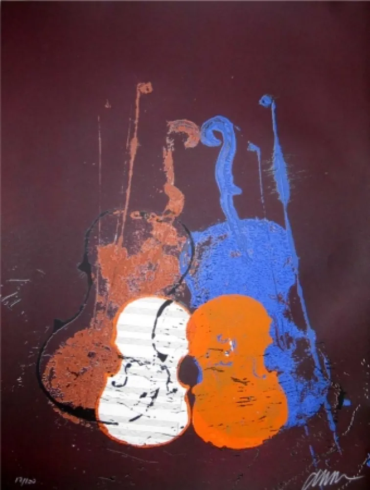 丝网印刷 Arman - Untitled (Mélodie)